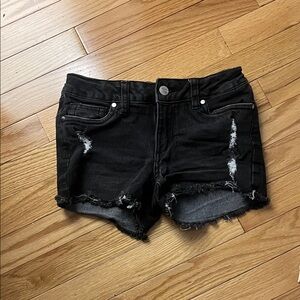 Joe' s Jeans  Black Denim Shorts